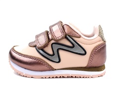 Woden Wonder sneaker Manu metallic rose bloom